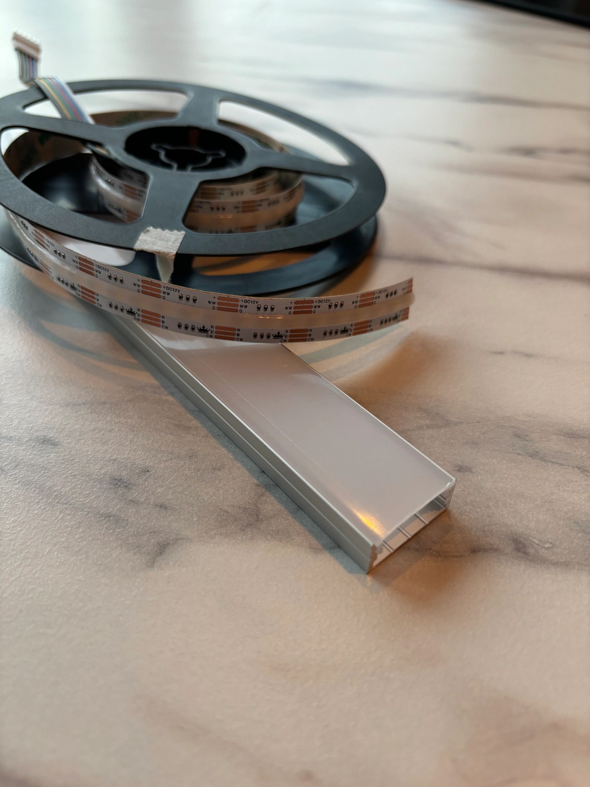 Ledstrip 4 meter RGBWW Prime 840 COB leds p/m - Losse strip