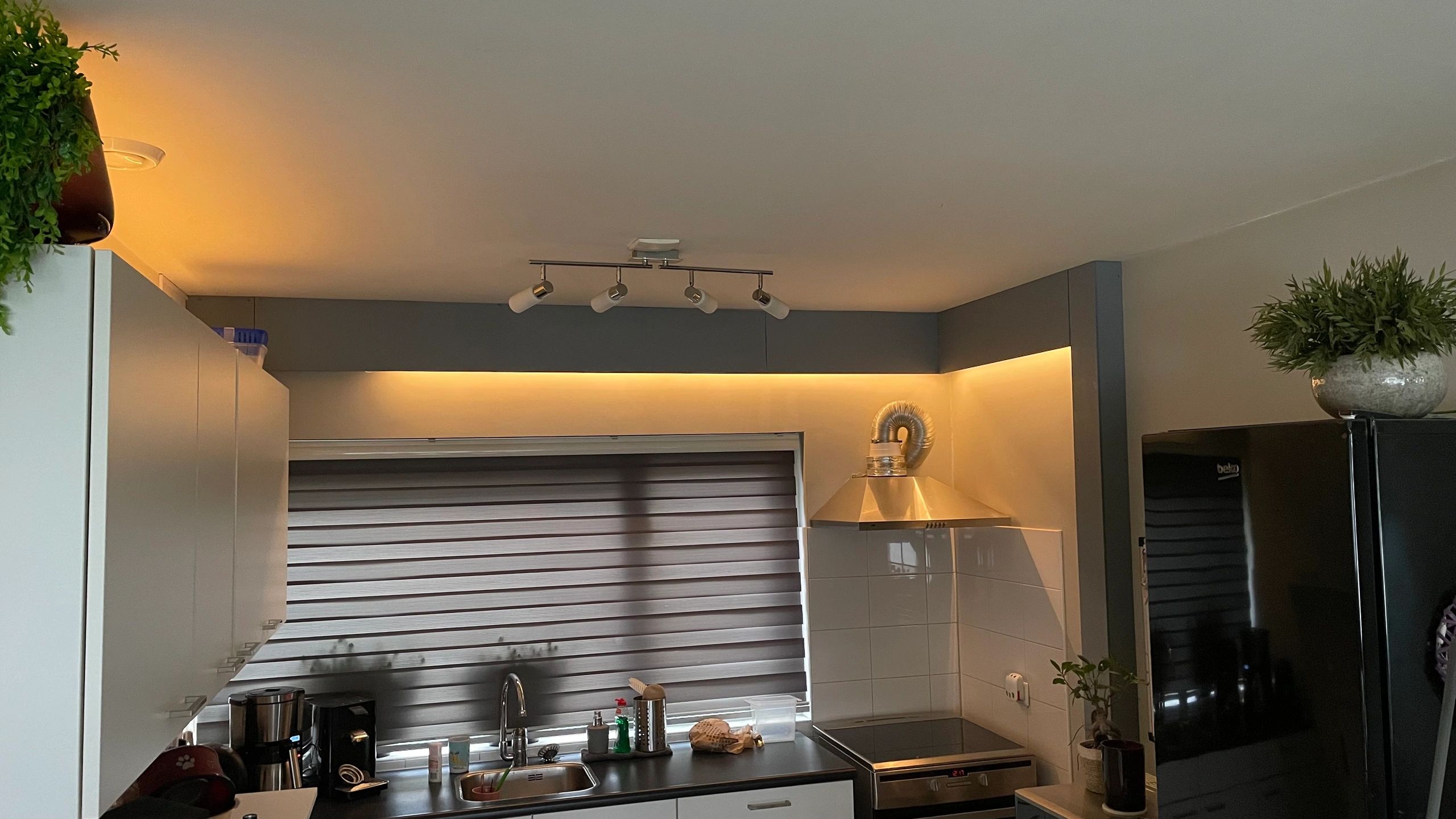 7 meter Neon Led Flex Warm Wit Midi recht - losse strip