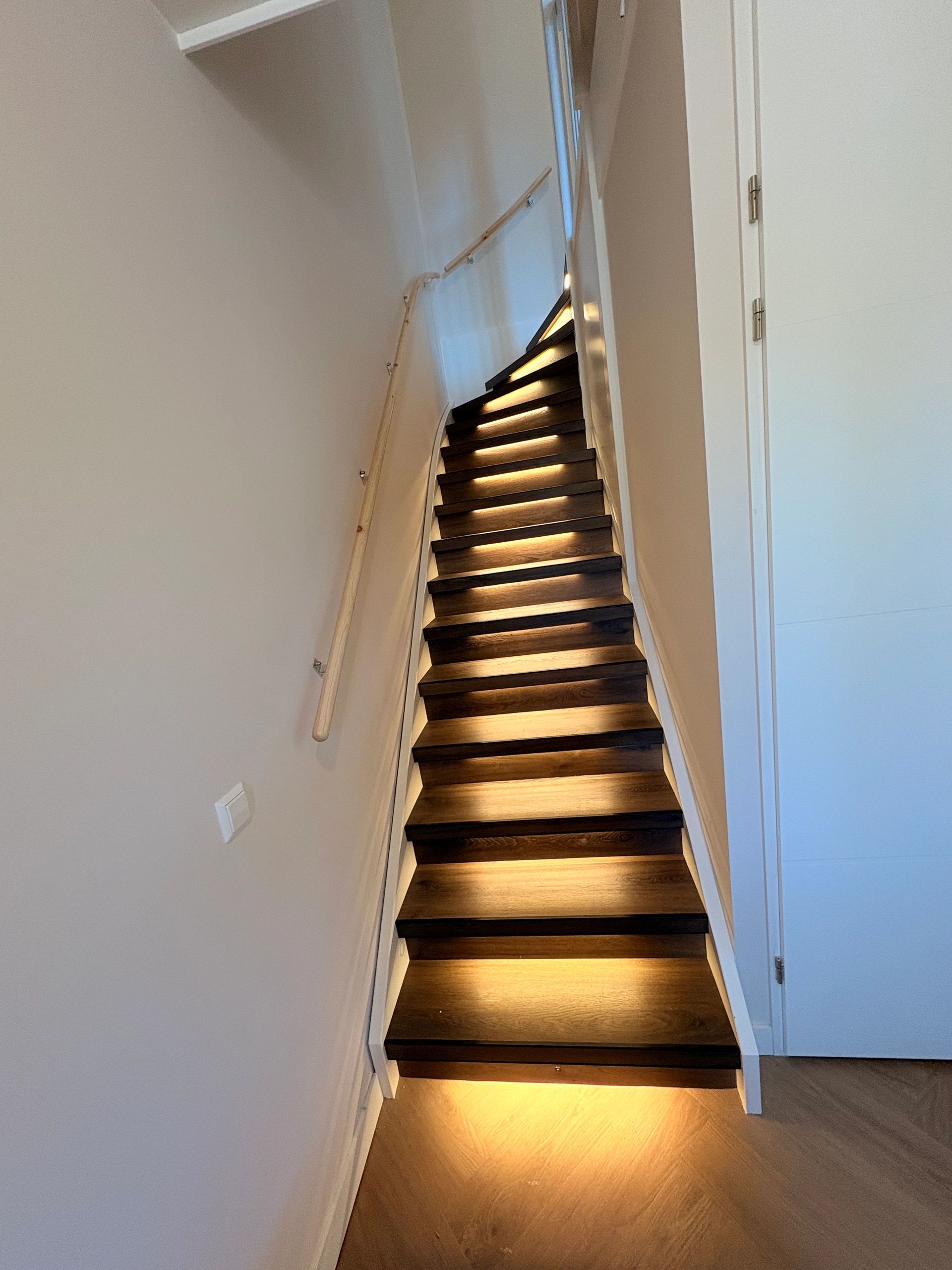 Trapverlichting Led strip Warm Wit complete set 50 CM
