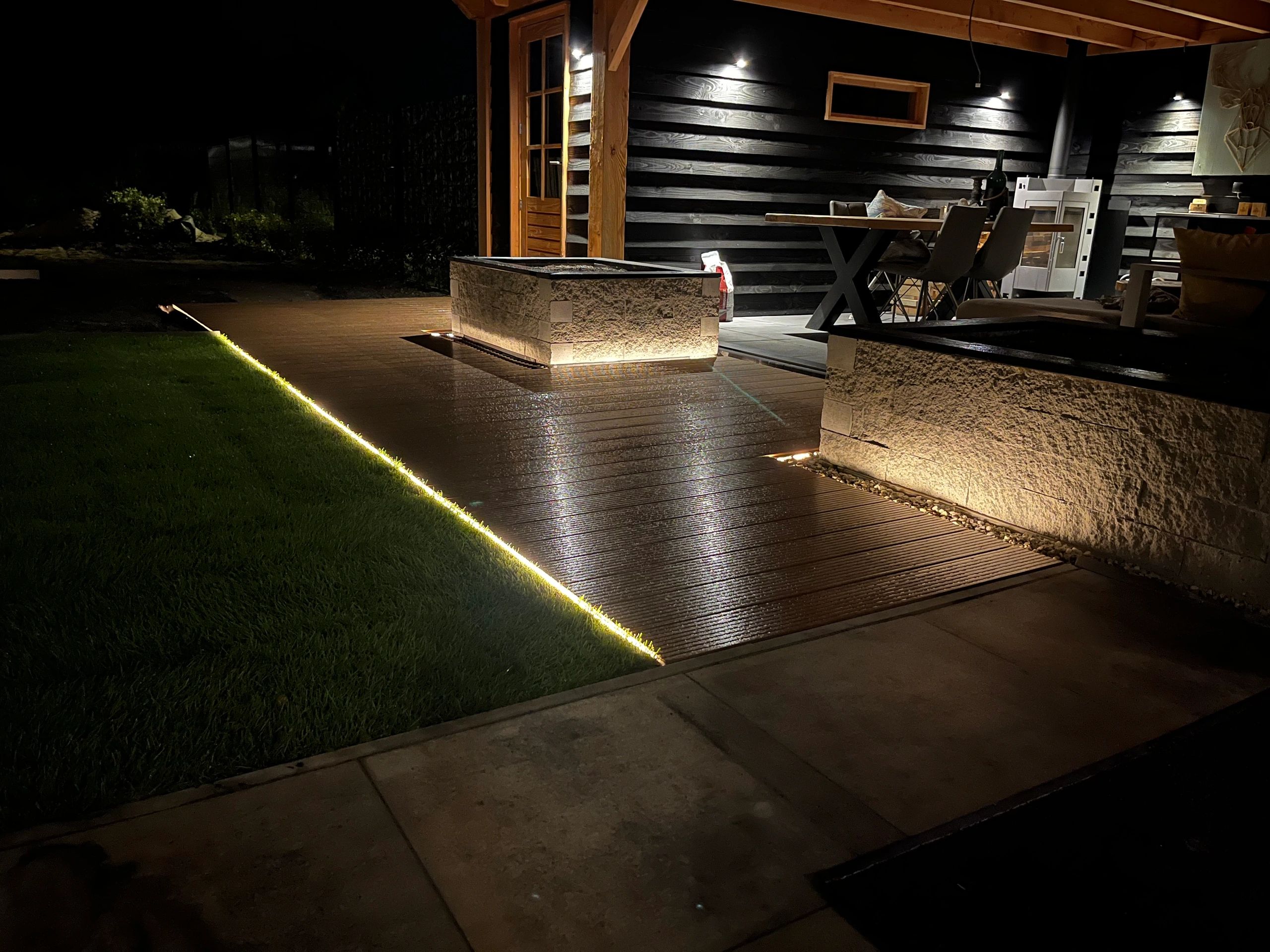 6 meter Neon LED Flex Midi recht Warm Wit - complete set neon verlichting