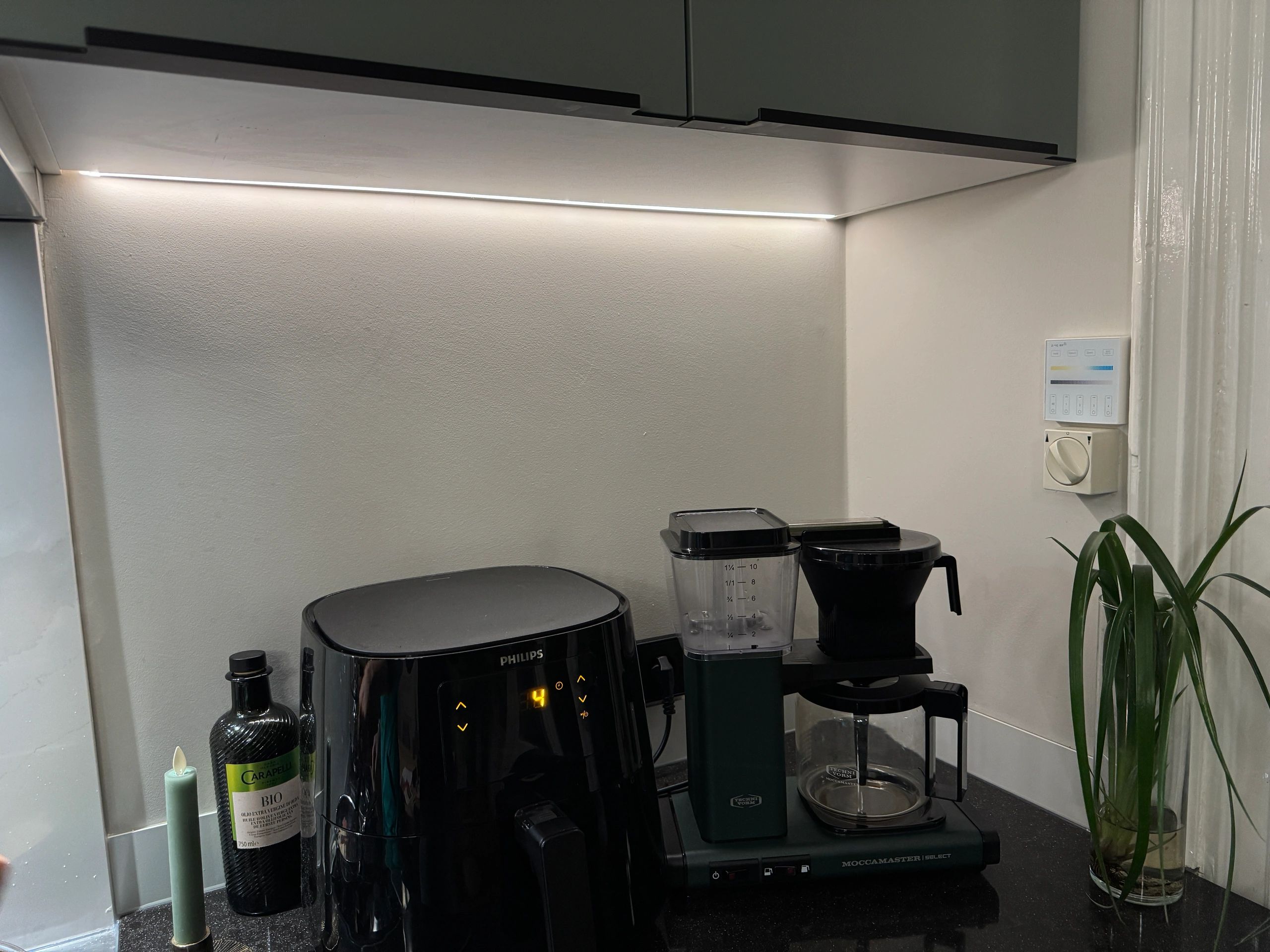 10 meter LED flex Dual White Midi recht - complete set verlichting