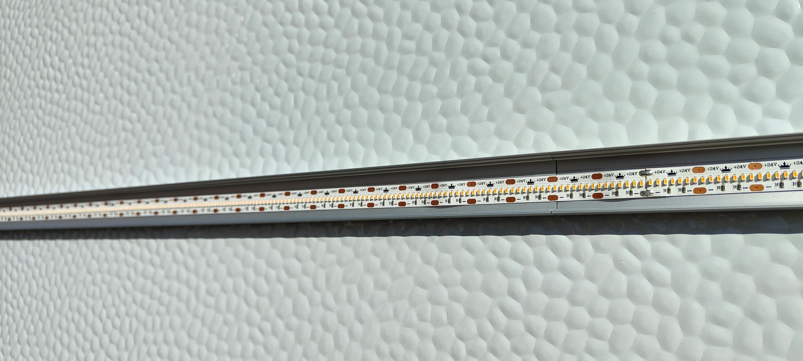 2 meter led strip Warm Wit Pro 420 - complete set