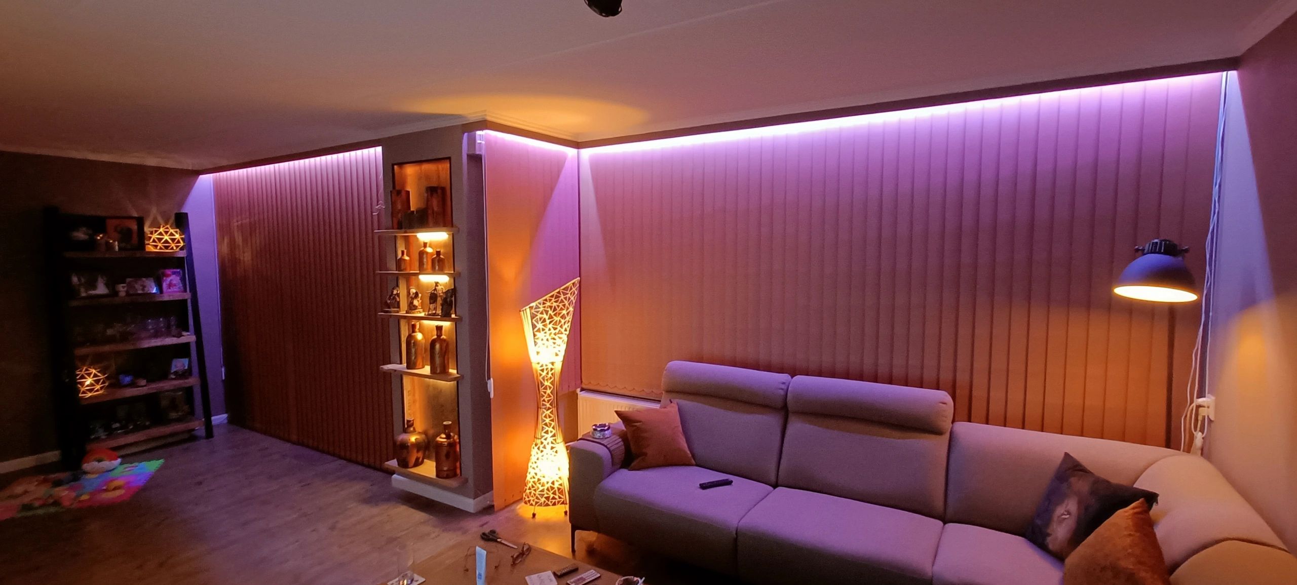 2,5 meter RGB led strip verlengkabel