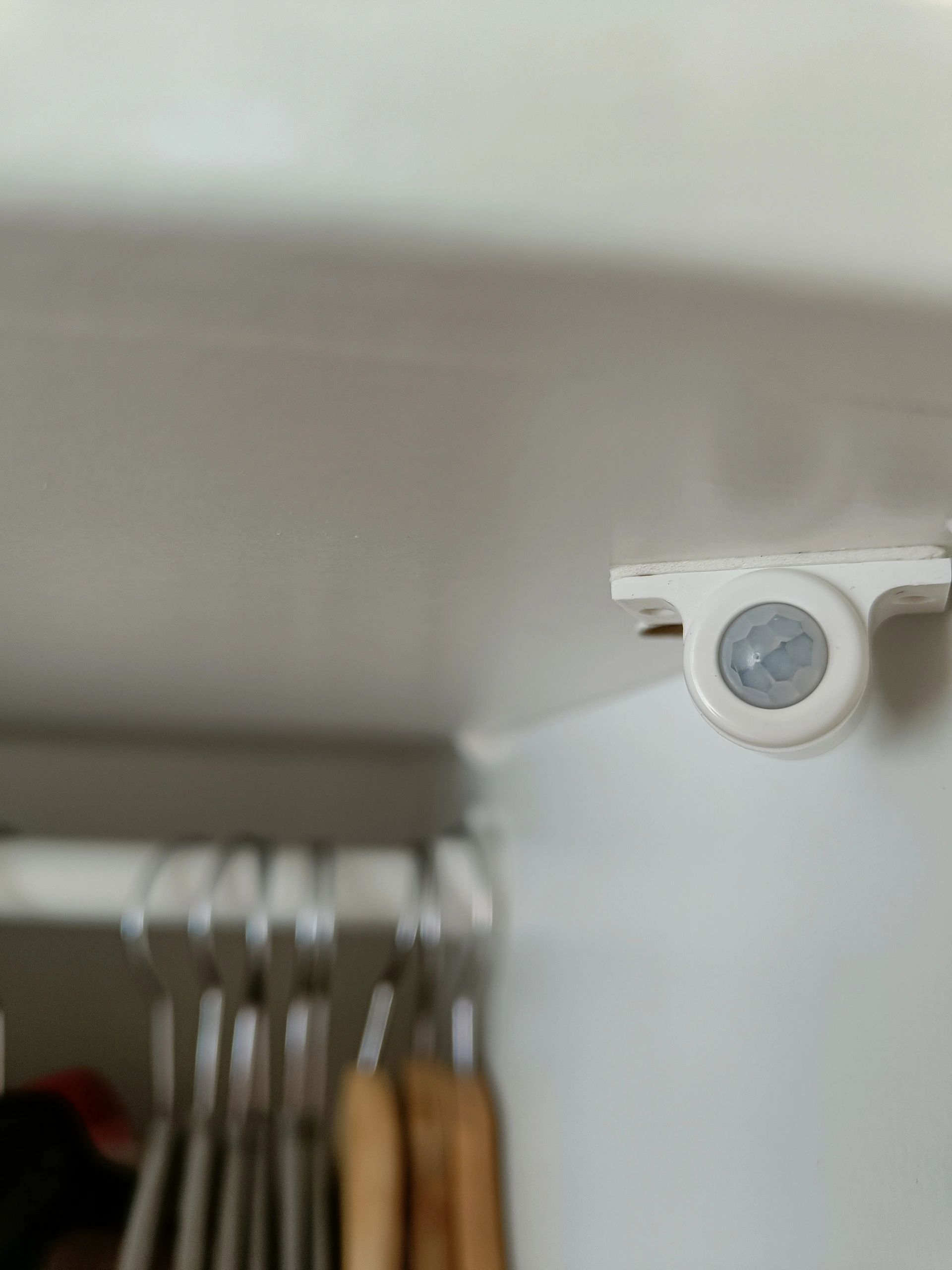 Bewegingssensor wit - Vertragingstijd in te stellen - 12V en 24V