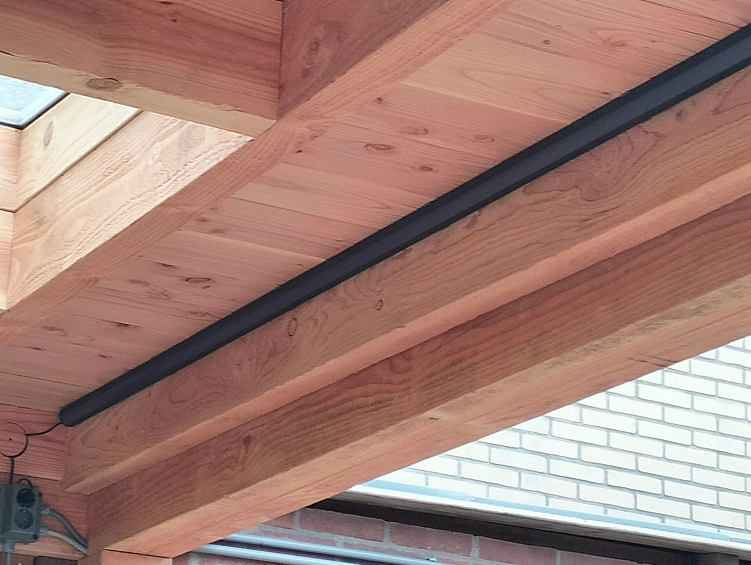 Aluminium ledstrip hoekprofiel zwart 3M breed - Compleet met afdekkap