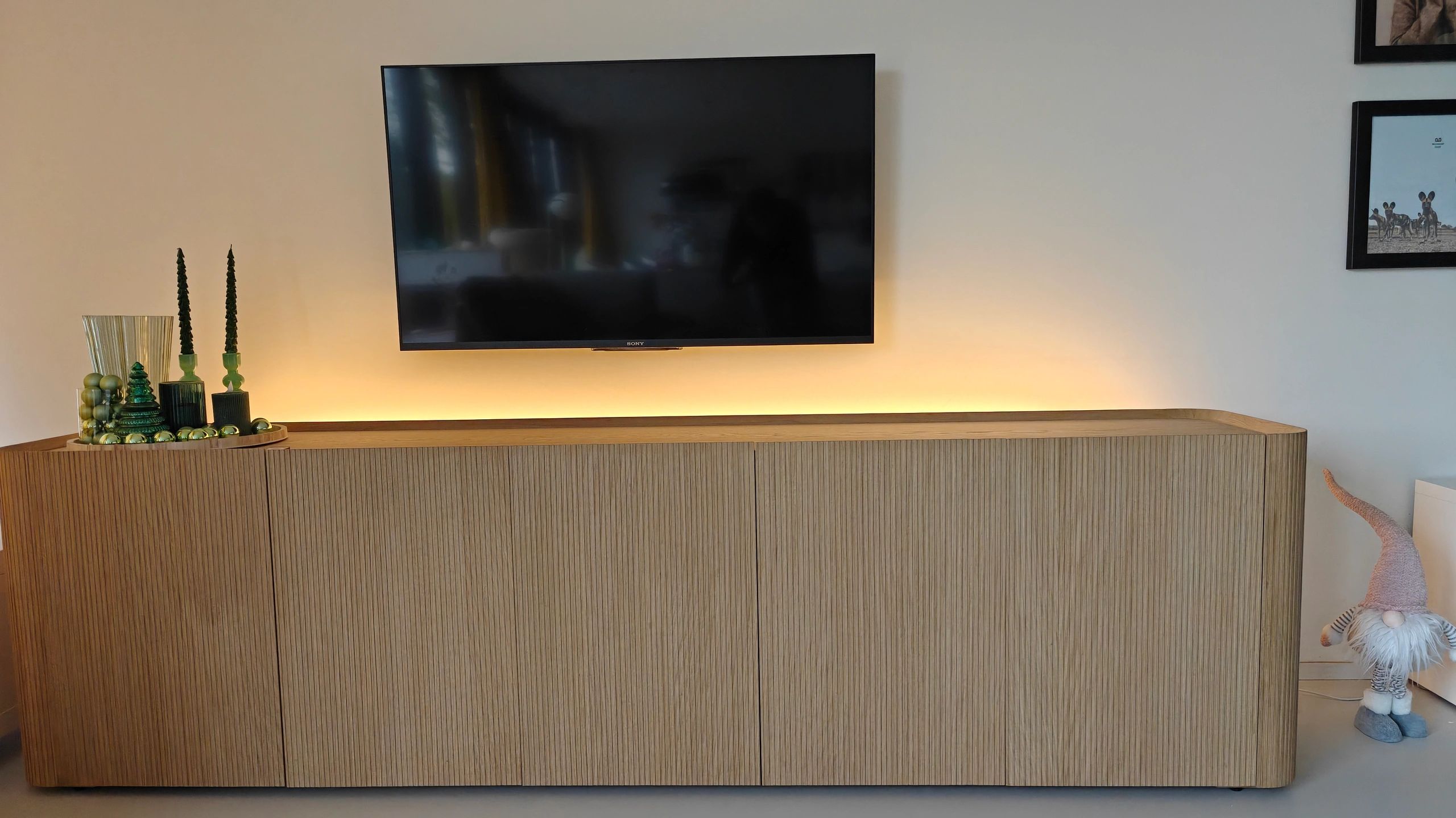 6 meter Warm Wit led strip COB met 600 leds per meter - complete set