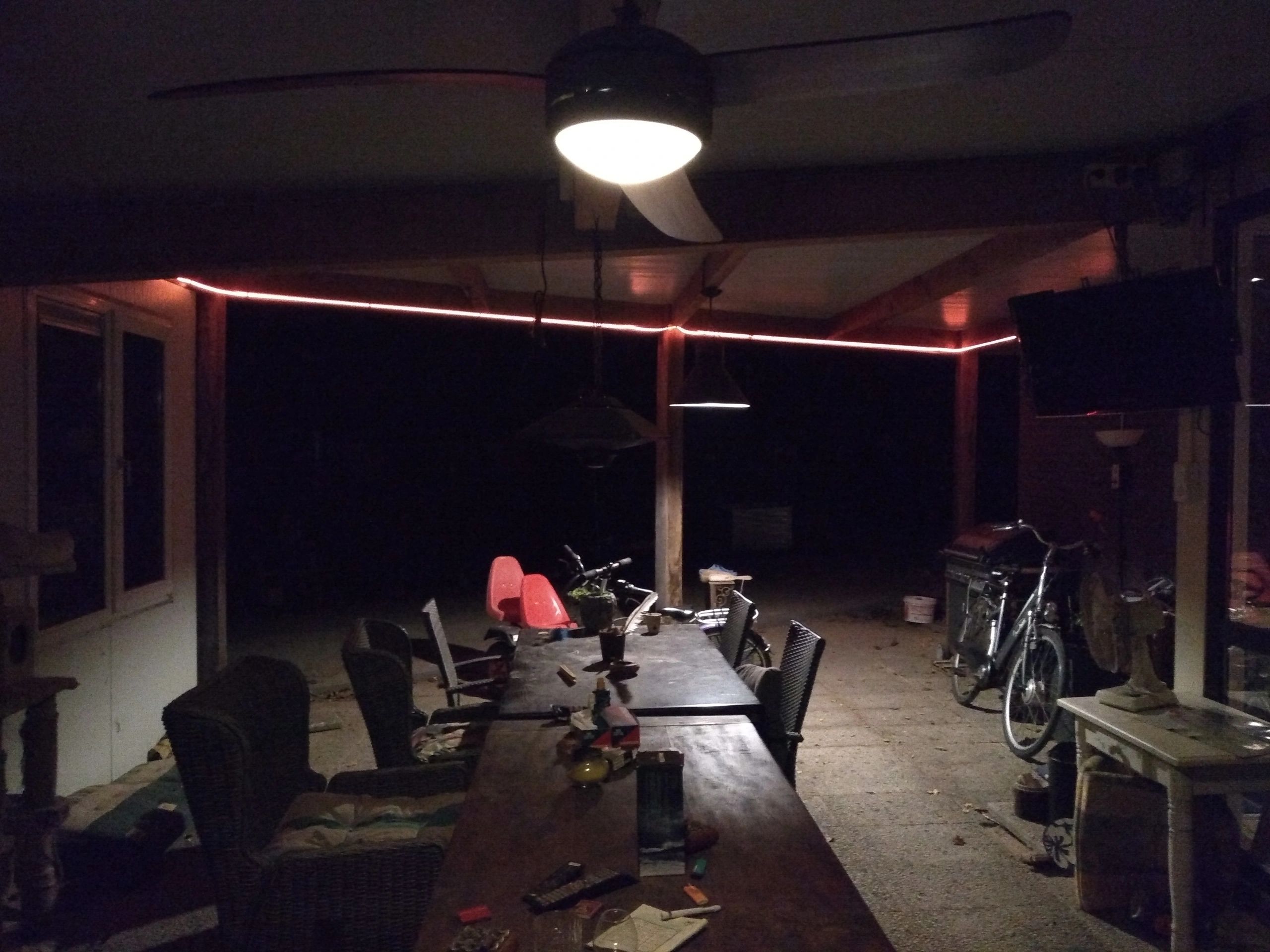 10 meter RGB led strip voor buiten complete set