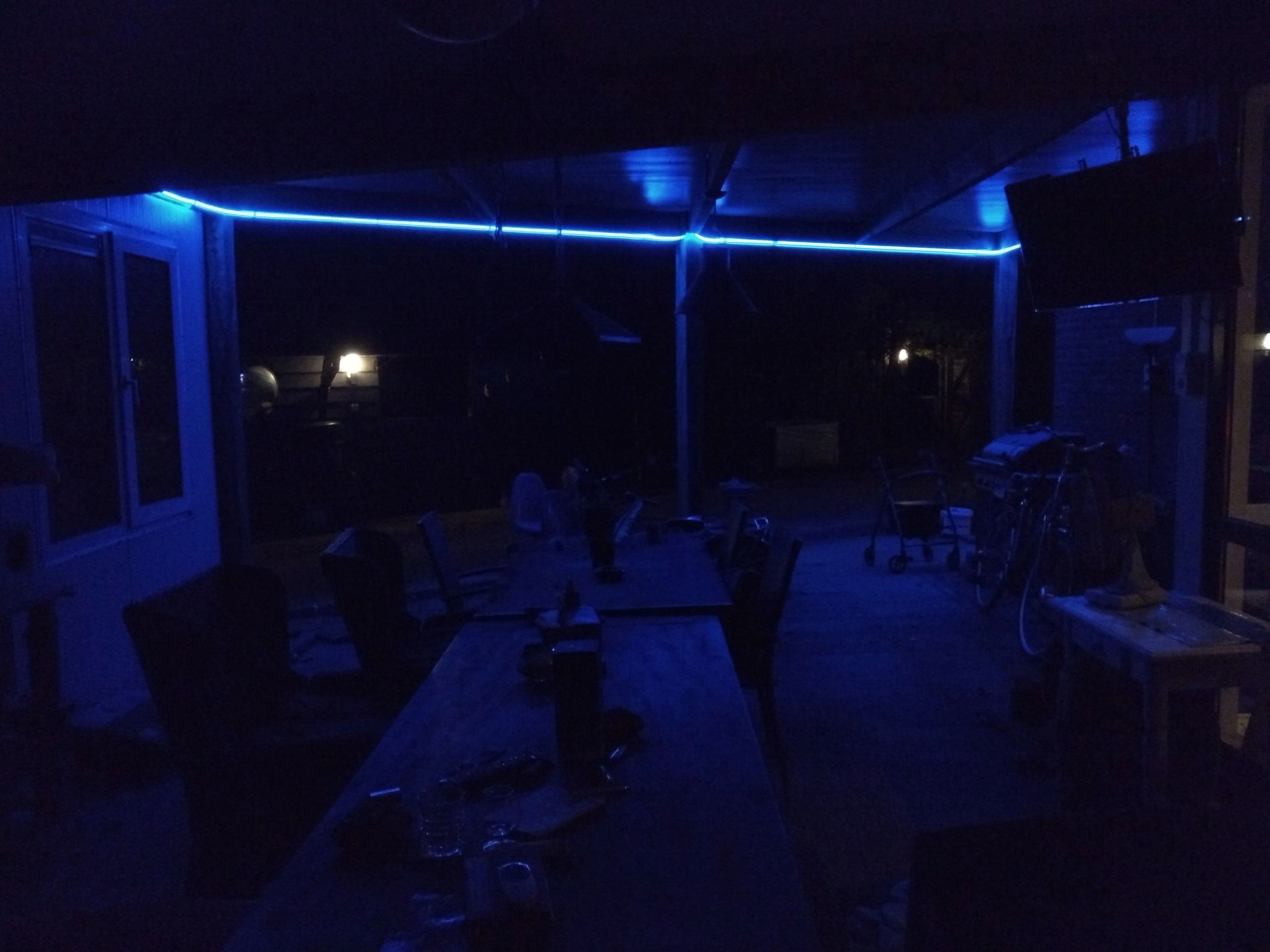 10 meter RGB led strip voor buiten complete set