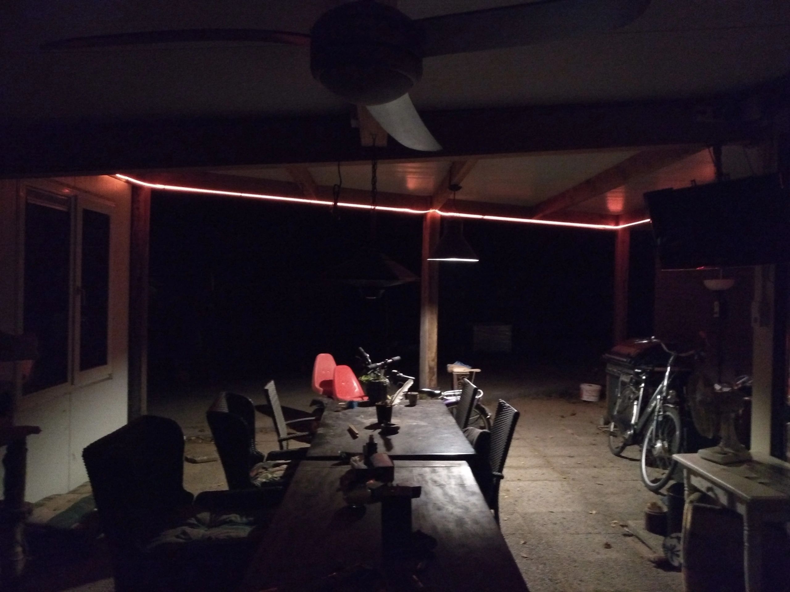 10 meter RGB led strip voor buiten complete set