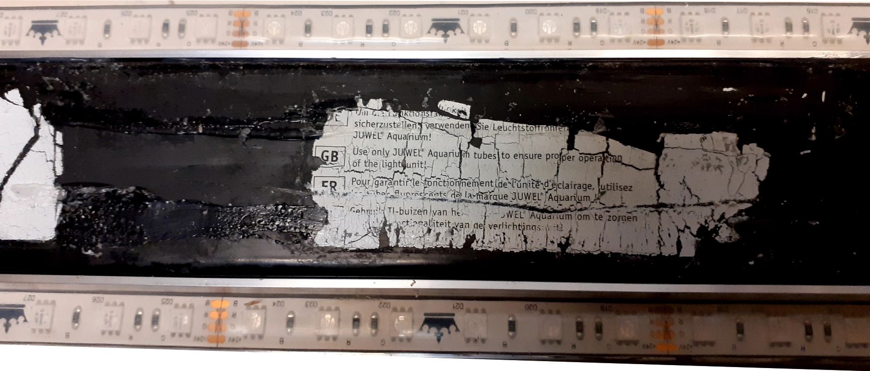 2 x RGB led strip: 200 - 250 cm complete set