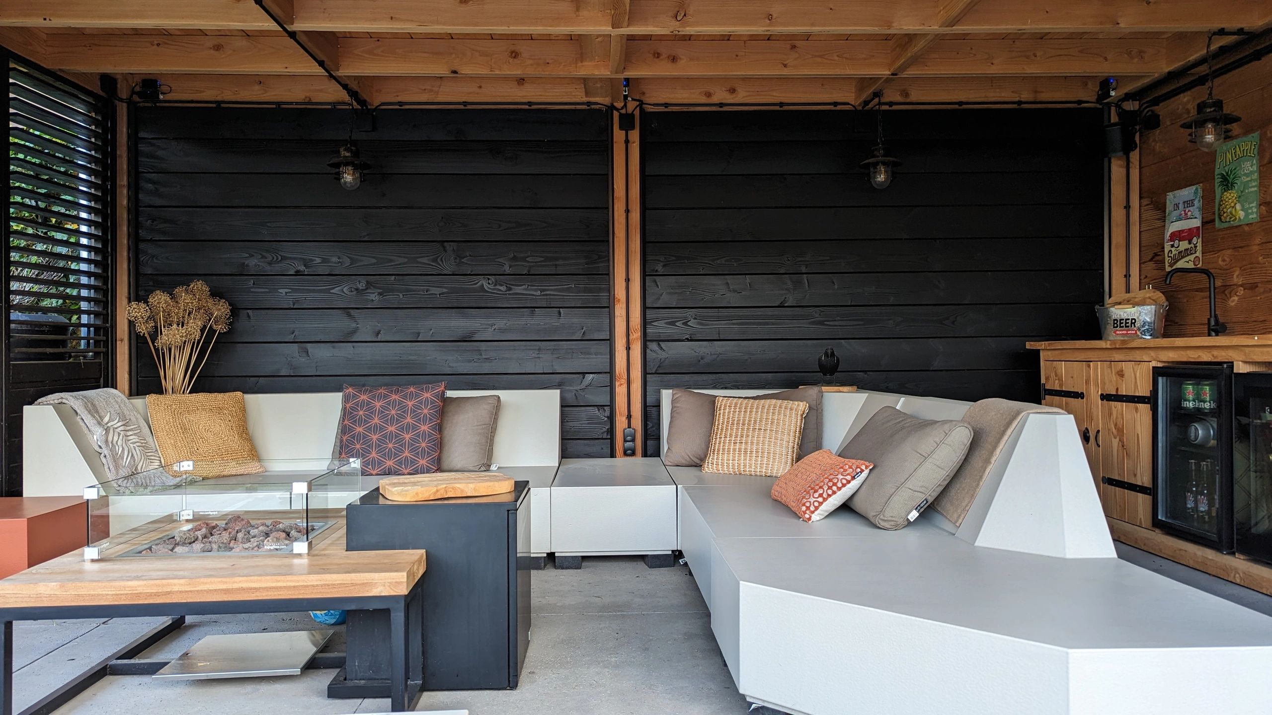 Aluminium ledstrip hoekprofiel zwart 4M breed - Compleet met afdekkap