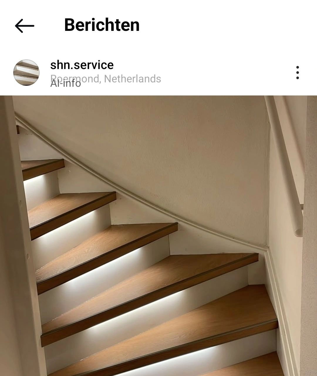 Trapverlichting Led strip Warm Wit complete set 50 CM