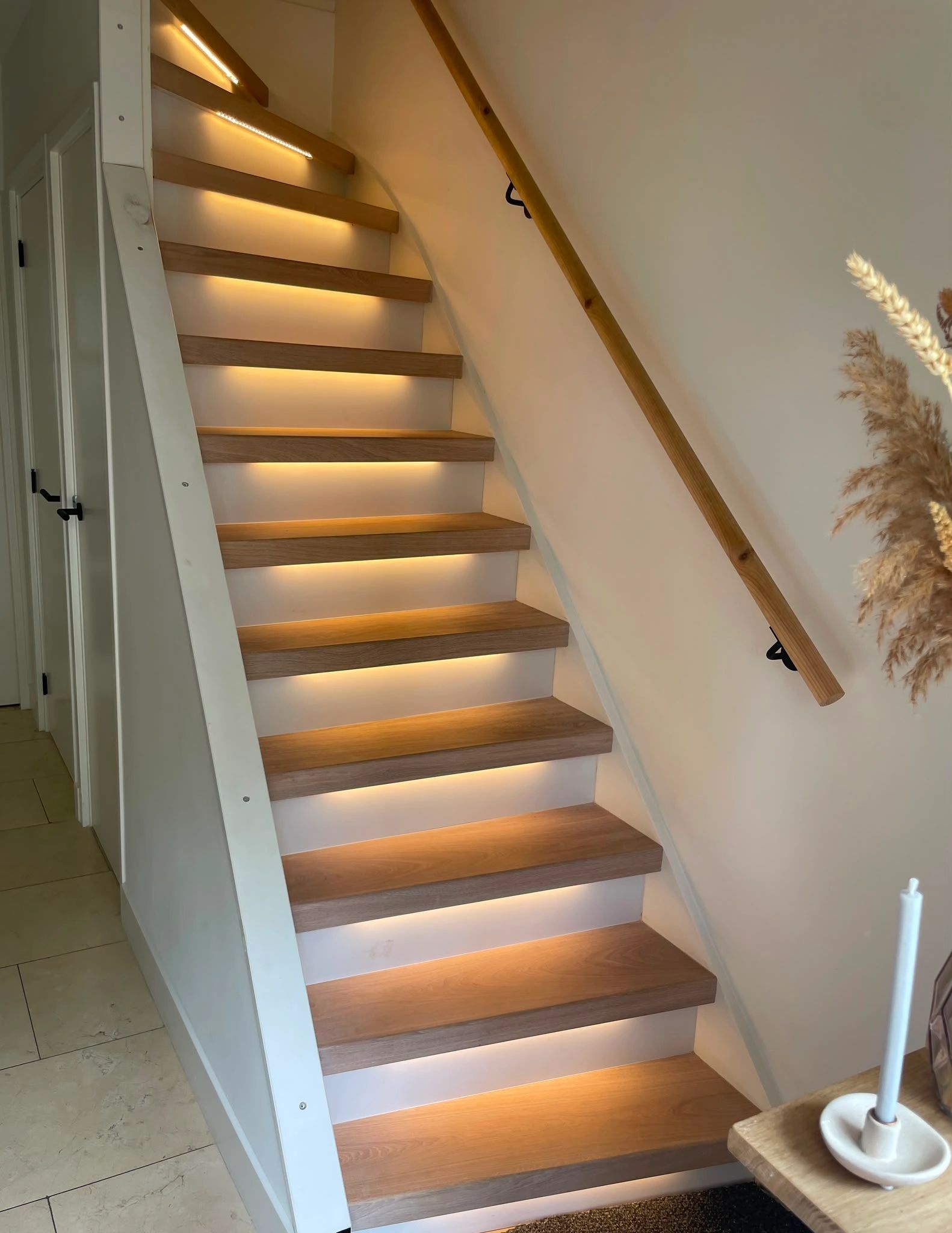 Trapverlichting Led strip Warm Wit complete set 50 CM