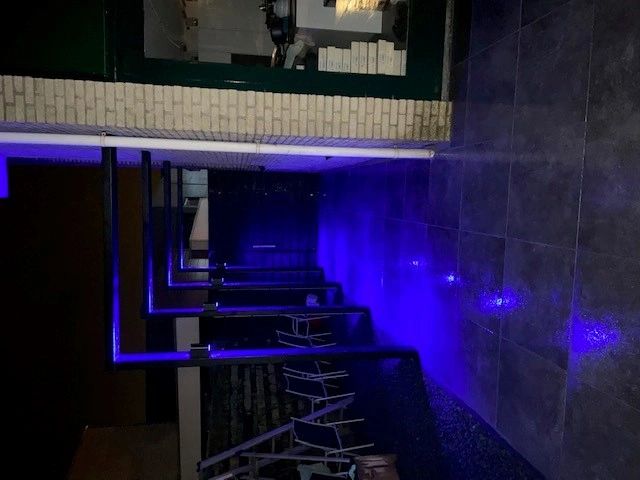 Zwarte up down wandlamp voor buiten met Zigbee GU10 spots - Rond