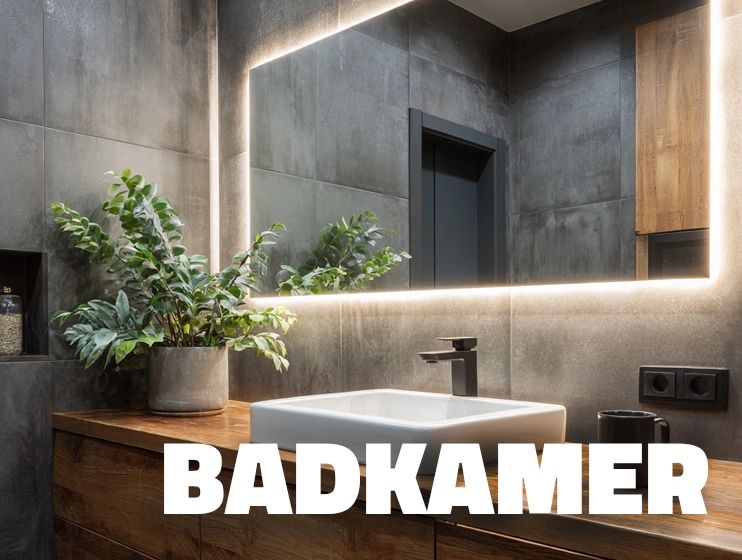 ledstrips in de badkamer